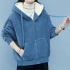 Fleece Hooded Zip-up Jacket (various Designs)