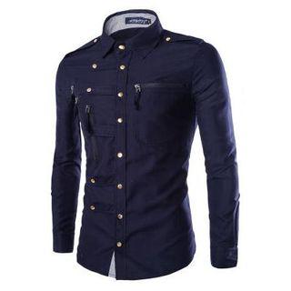 Zip Accent Shirt