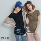 Distressed Short Sleeve Tee