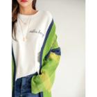 Plus Size Elbow-sleeve Printed Winter T-shirt