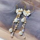 Flower Faux Crystal Faux Pearl Earring (various Designs)