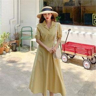 Cotton Long Shirtwaist Dress