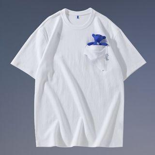 Bear Pocket Short-sleeve T-shirt