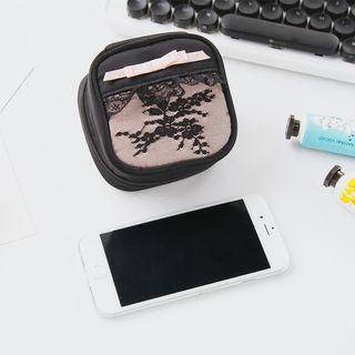 Lace Zip Pouch