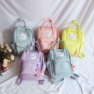 Nylon Patch Accent Backpack