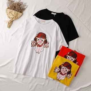 Piggy Printed Short-sleeve T-shirt