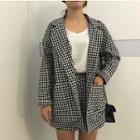 Set: Gingham Blazer + Shorts