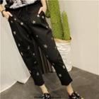 Sequined Star Drawstring Pants