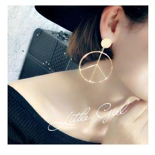 Peace Symbol Earrings