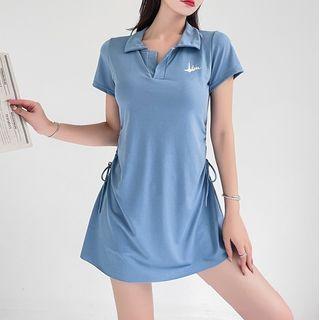 Set: Polo Swim Dress + Bottom