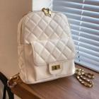 Quilted Chain Backpack