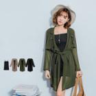 Set: Long Camisole + Open Front Cardigan