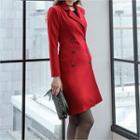 Long-sleeve Double-breasted Jacket Dress