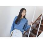 V-neck Denim Shirt