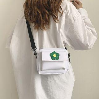 Printed Crossbody Canvas Bag