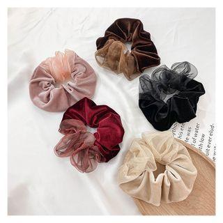 Panel Velvet & Silk Hair Tie