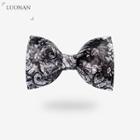 Lace Print Bow Tie