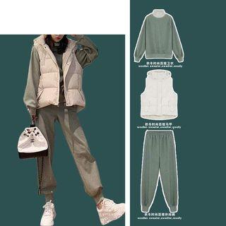 Set: Vest + Sweatshirt + Pants