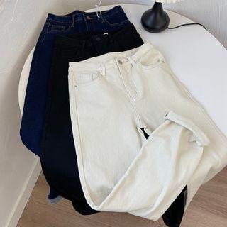 High Waist Stitch Wide Leg Pants