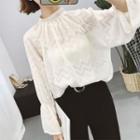 Lace See Through Blouse