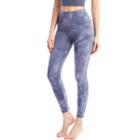 High-waist Tie-dye Print Yoga Pants