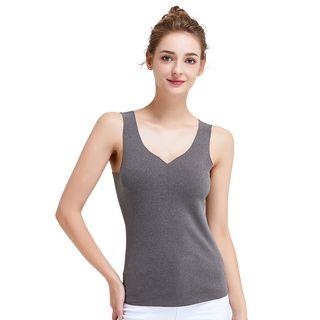 V Neck Warmer Tank Top