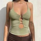 Hoop Accent Cutout Camisole Top