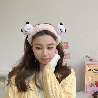Animal Fabric Face Wash Headband (various Designs)