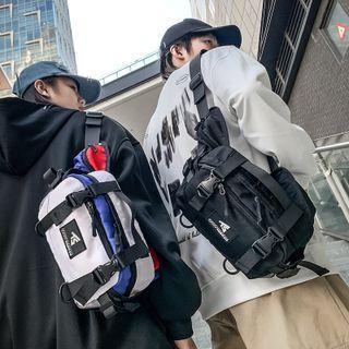 Logo Buckled Sling Bag