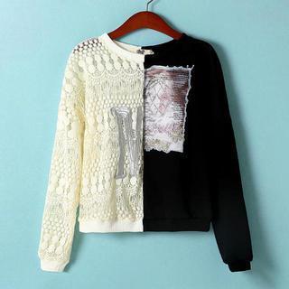 Paneled Knit Top