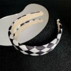 Checker Fabric Headband / Hair Clip / Hair Clamp / Hair Tie