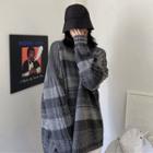Long Sleeve Two Tone Hooded Sweater