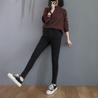 High-waist Skinny Stretched Pants