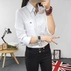 Elephant Embroidered Shirt