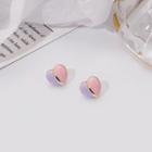 Alloy Heart Earring 1 Pair - E2598 - As Shown In Figure - One Size