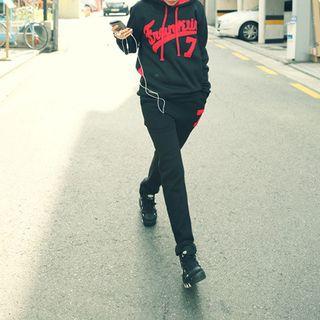 Set: Lettering Hoodies + Sweatpants