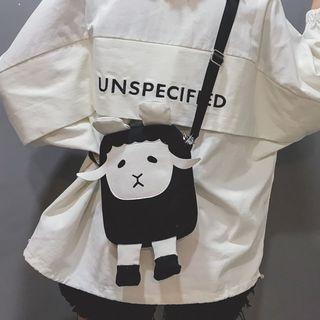 Cartoon-print Crossbody Bag