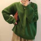 Oversize Sweater Green - One Size