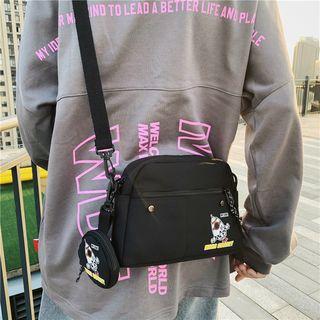 Print Oxford Crossbody Bag