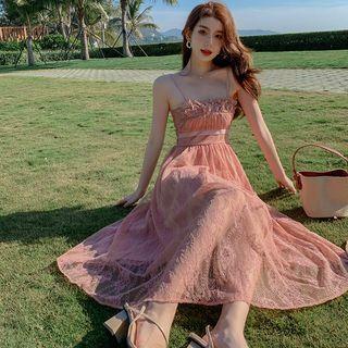 Spaghetti Strap Lace Sundress