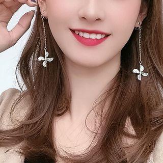Windmill Drop Earring / Clip-on Earring