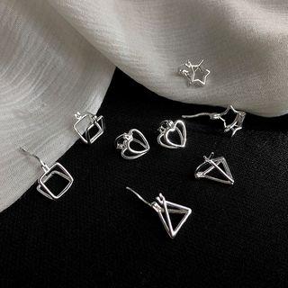 Silver Triangle Earring