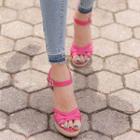 Ankle-strap Wedge-heel Sandals