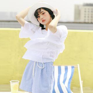 Short-sleeve Tiered T-shirt