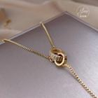 Geometric Pendant Alloy Y Necklace Necklace - Gold - One Size