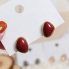 Bead Ear Stud 1 Pair - As Shown In Figure - One Size