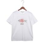 Short-sleeve Fish Printed T-shirt