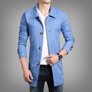 Button-front Collared Jacket