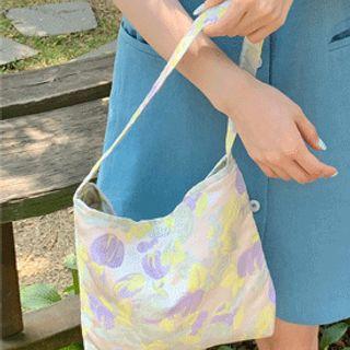 Floral Jacquard Shopper Bag