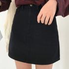 Twill Mini Skirt